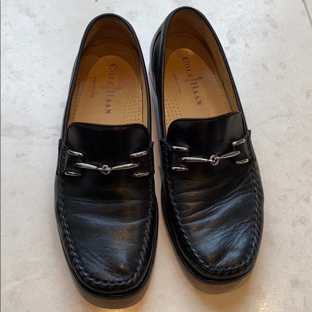 Cole Haan Black Leather Loafer